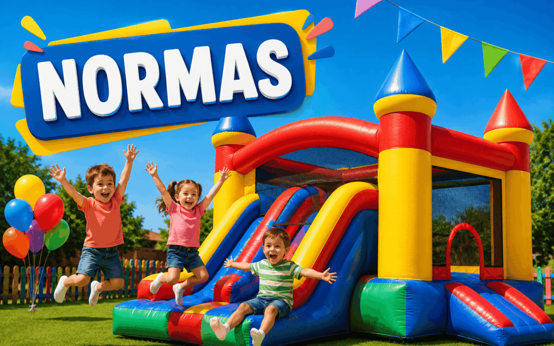 NORMAS PARA LA COLOCACIÓN Y UTILIZACIÓN DE HINCHABLES EN FIESTAS INFANTILES